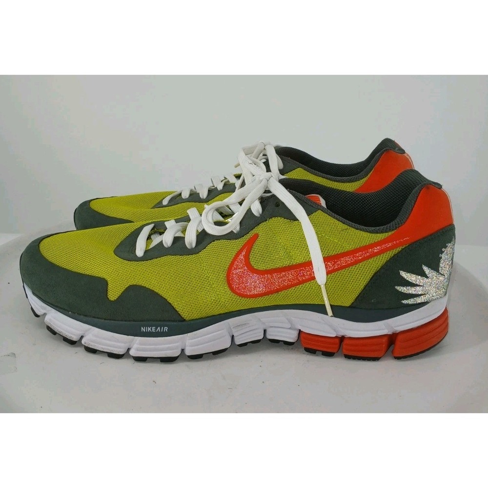 Nike AIR Pegasus 25 Anniversary Lime Green Running Shoes Size 14 333804-381 C114